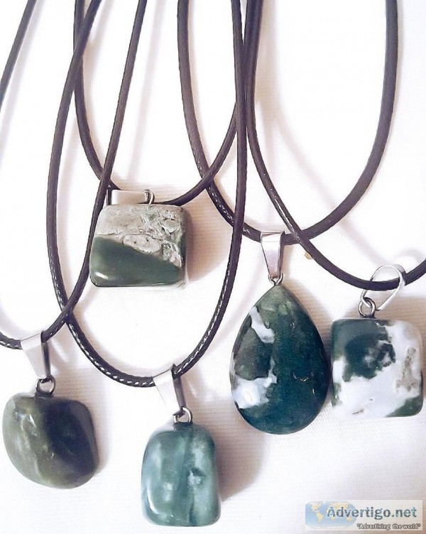 Rain Forest Rhyolite Necklace