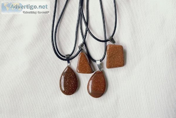 Gold Sandstone Necklace
