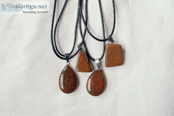 Gold Sandstone Necklace