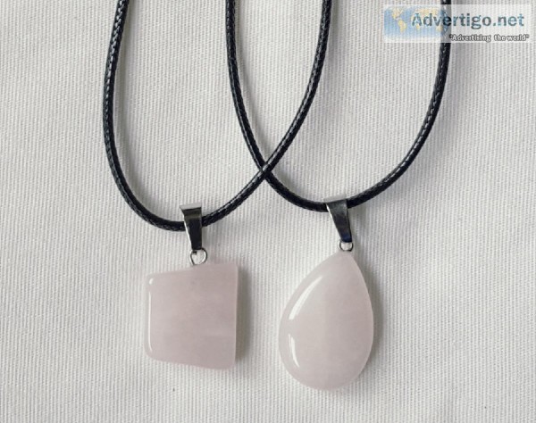 Rose Quartz Stone Necklace