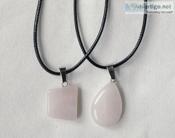 Rose Quartz Stone Necklace