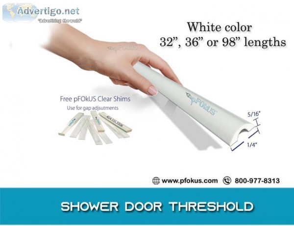Shower Door Threshold - Frameless Threshold  pFOkUS