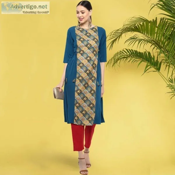 Stylish Kurti Design Buy Neck Designer Kurta Online at Best Pric
