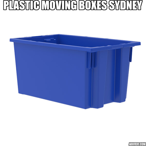 Call us for affordable plastic moving boxes in Sydney