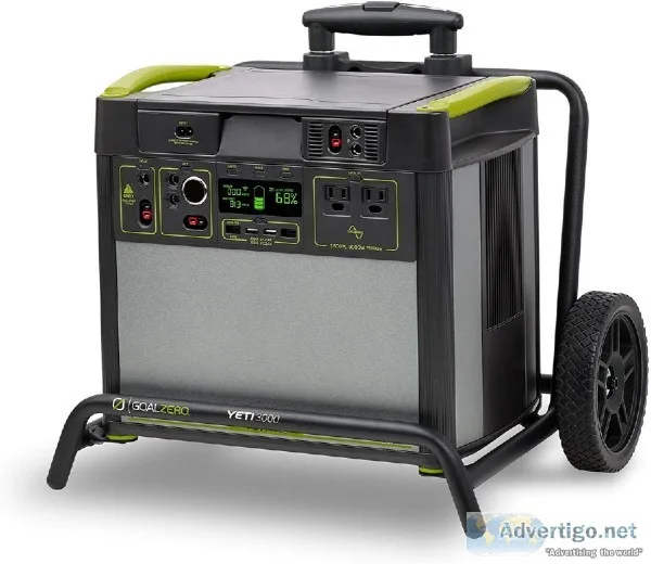 Goal Zero Yeti 3000 Lithium Portable Power Station WiFi Mobile A