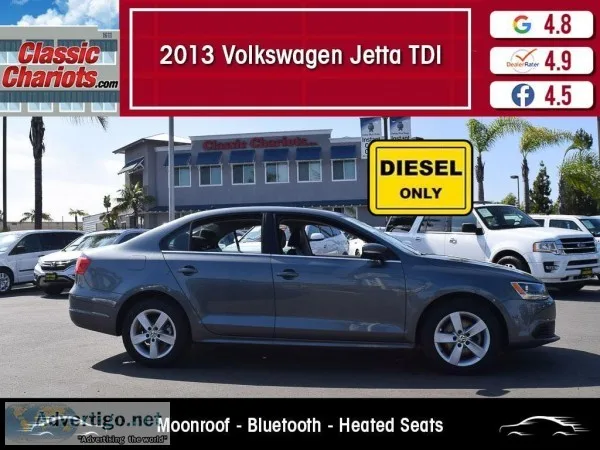 Used 2013 VOLKSWAGEN JETTA SEDAN TDI for Sale in San Diego - 202
