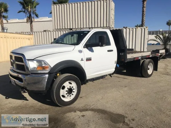 2012 DODGE RAM 5500 FLATBED TRUCK 9667