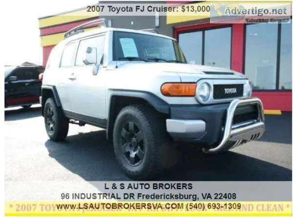 2007 TOYOTA FJ CRUISER4X4RR DIFF.LOCKAUTOMATIC NICE AND CLEAN