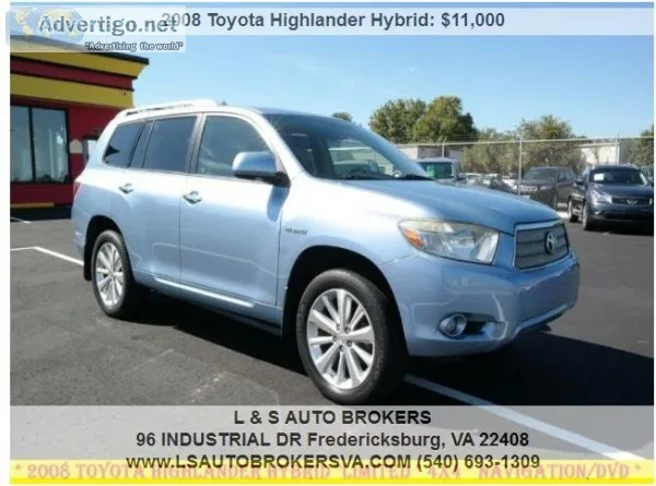 2008 TOYOTA HIGHLANDER HYBRID LIMITED4X4NAVIGA TIONBACKUP CAMERA