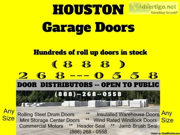 STEEL DRUM DOORS and mini storage garage dor kits