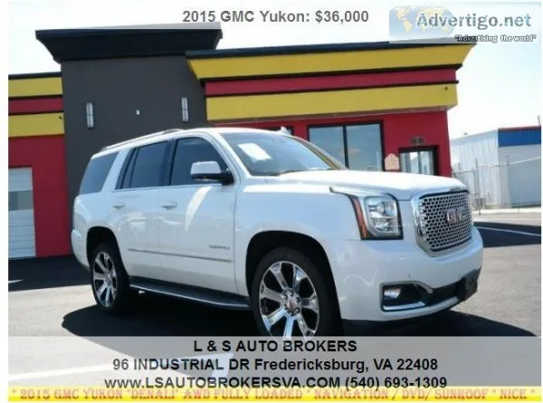 2015 GMC YUKON DENALINAVIGATION BACKUP CAMERANIE AND CLEAN
