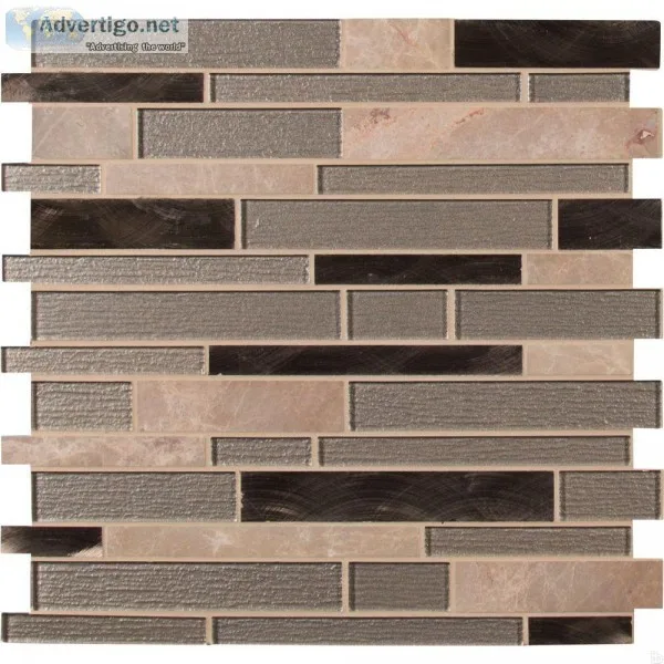 Champagne Toast Interlocking 4mm - Backsplash Tile USA