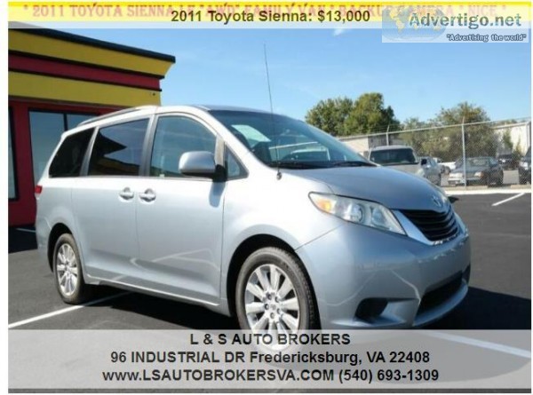 20 11 TOYOTA SIENNA LE 7-PASSENGERBACKUP CAMERAAWDAUTOMAT IC