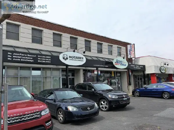 From 400 to 6500 sqft commercial space LaSalle Montreal