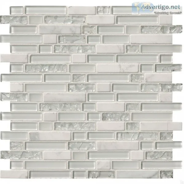 Delano Blanco 6mm Misc Pattern - Backsplash Tile USA