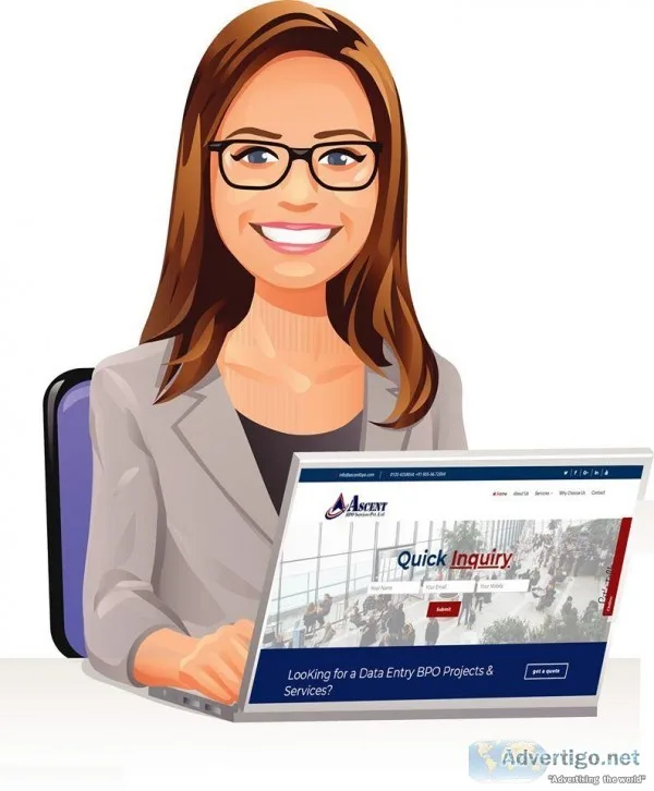 Data entry projects  Top BPO company - Ascent BPO