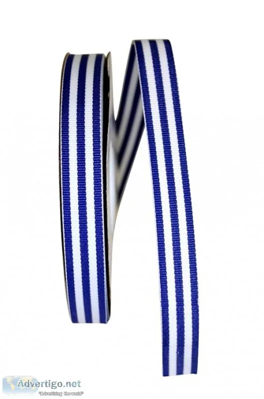 Grosgrain Polyester Striped Craft Ribbon  The Ribbon Roll