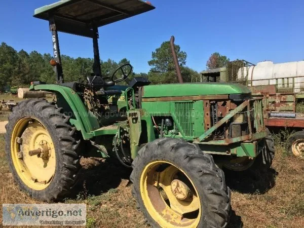 2000 John Deere 6410 Tractor With 640 Loader and Bucket