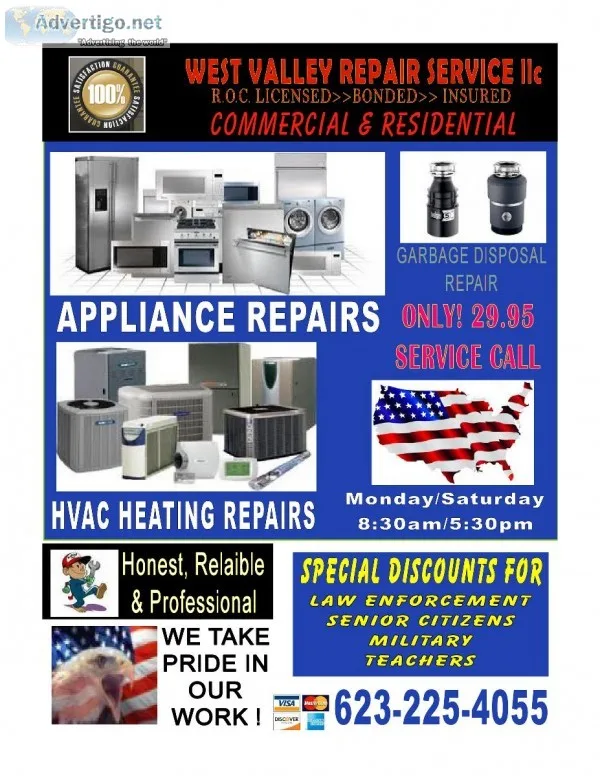 Whirlpool Microwave Stove Ice maker Refrigerator Washer Dryer Di