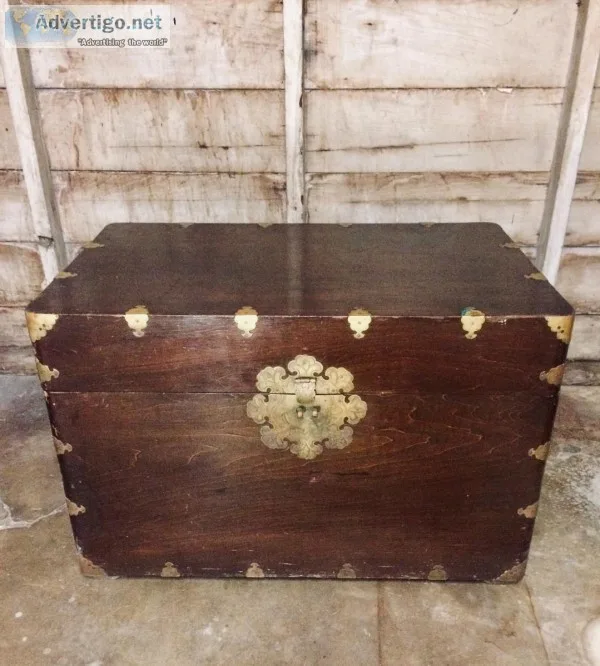   Antique StorageChest Trunk   