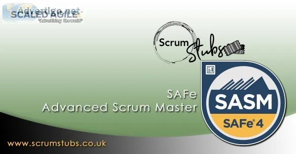 SASM Training With Certification  Scaled Agile  SAFe Scrum Stubs