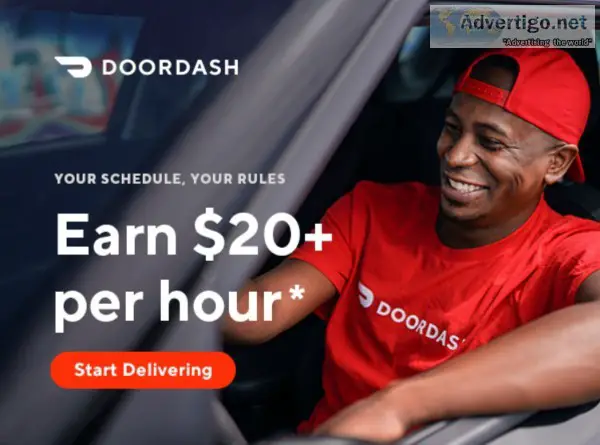 Work When You Want Deliver With Door Dash