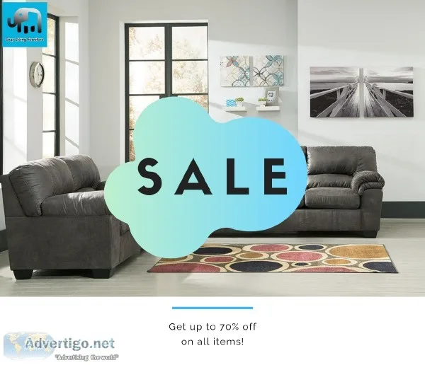 Bladen Slate Sofa and Loveseat