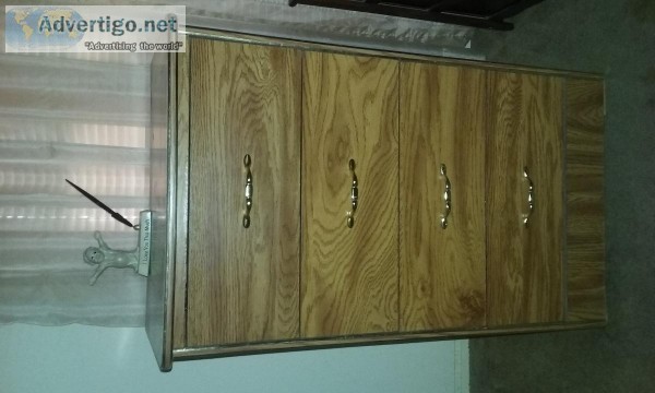 Twin bed and dresser