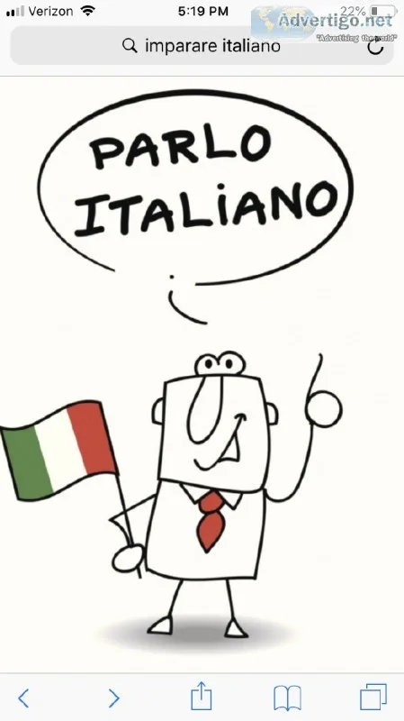 Italian lessons only 20h