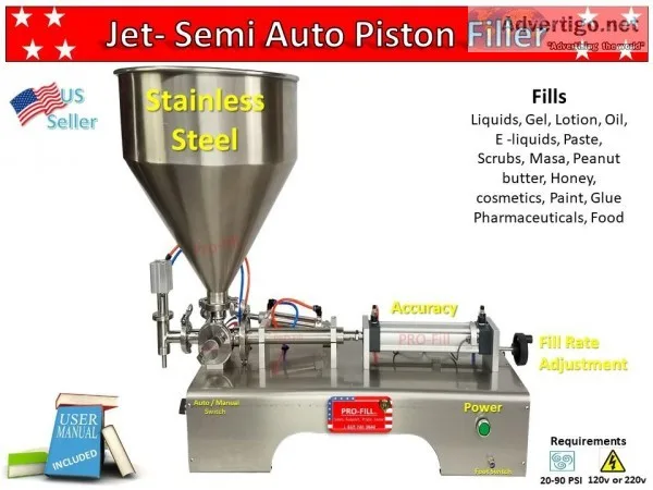 Jet- Semi Auto Piston Filler Jet 100 AE