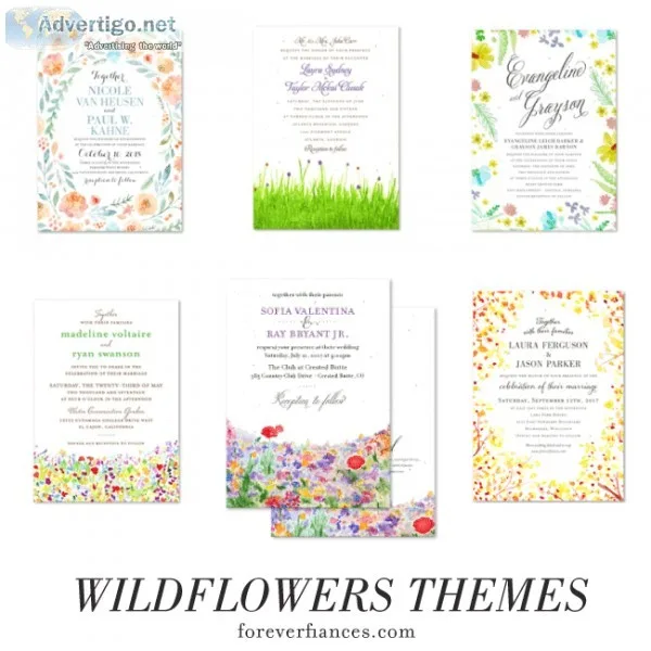 All in one wedding invitations