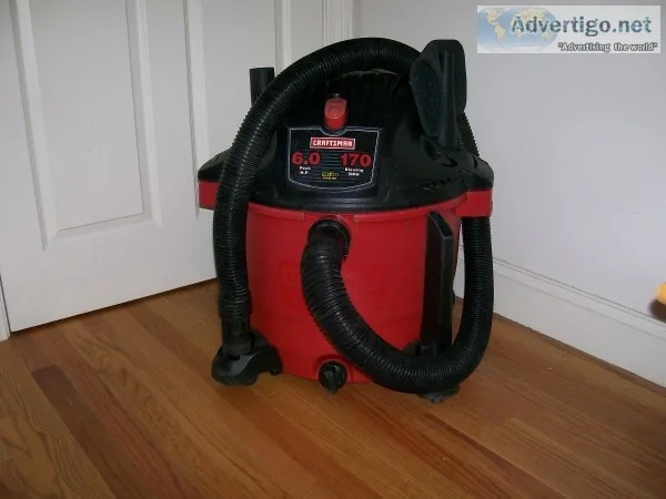 Craftsman 30 Gallon WetDry Vaccum 170 MPH 6.0 Horsepower
