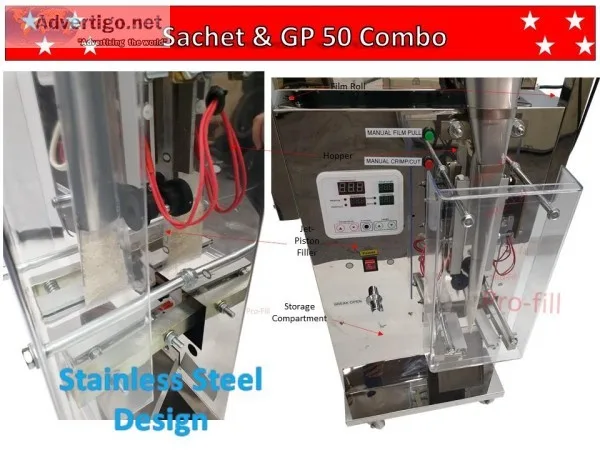 Sachet and Jet Piston Filler Combo