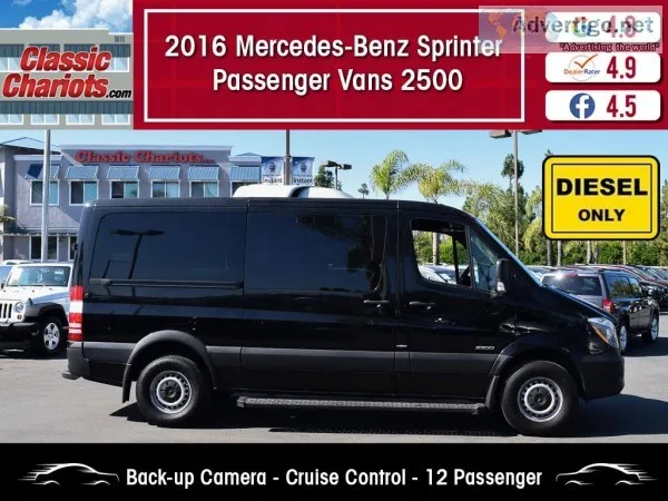 Used 2016 MERCEDES-BENZ SPRINTER PASSENGER VAN 2500 for Sale in 