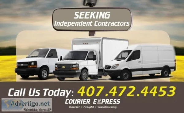 Courier Delivery Driver w CargoSprinter Minivan Needed