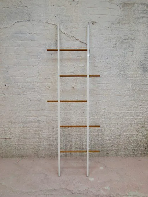 Shop wooden Clothes ladder white (Kleiderleiter wei&szlig) for s
