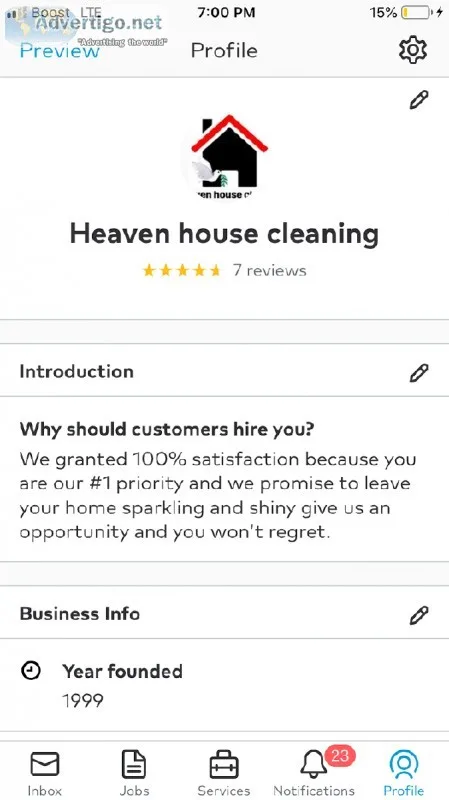 Cleaning services