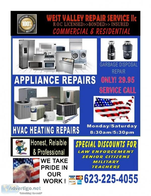 Gas Stove Ice maker Dishwasher in home repair service 6 days a w
