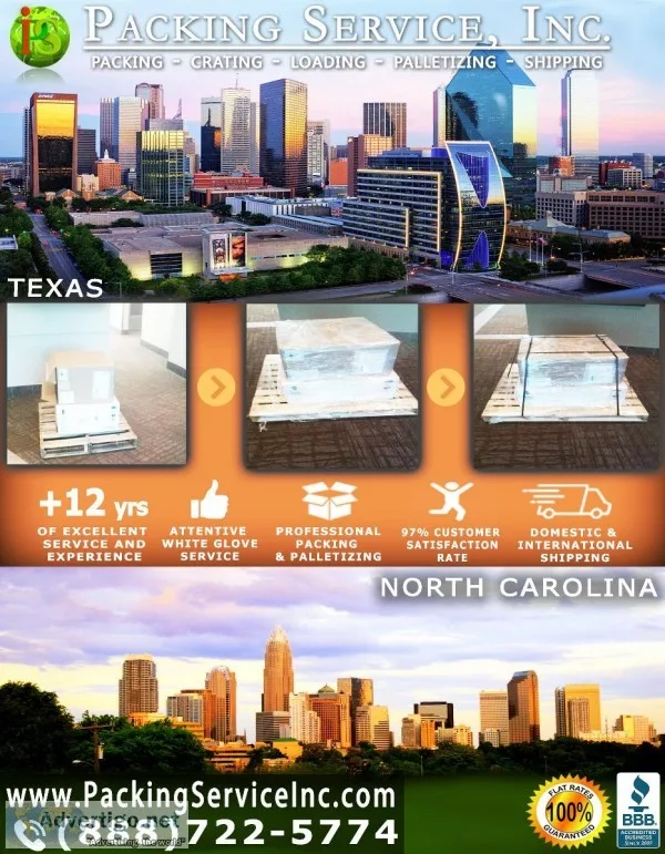 Packing Service Inc Raleigh NC - Packing and Palletizing  Wooden