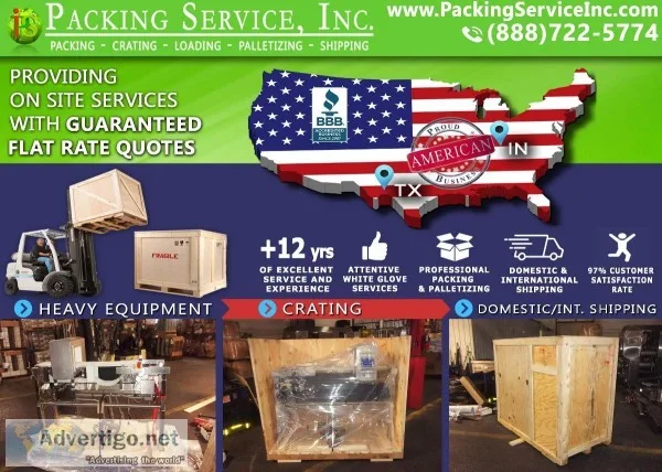 Packing Service Inc South Bend IN - Crating Services  Palletizin