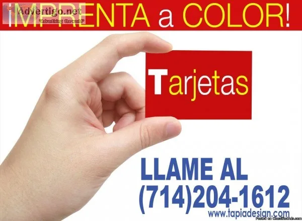Tarjetas para Limpieza de Casas- Imprenta