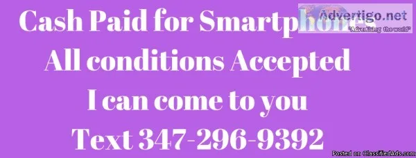 Cash Paid For Smartphones