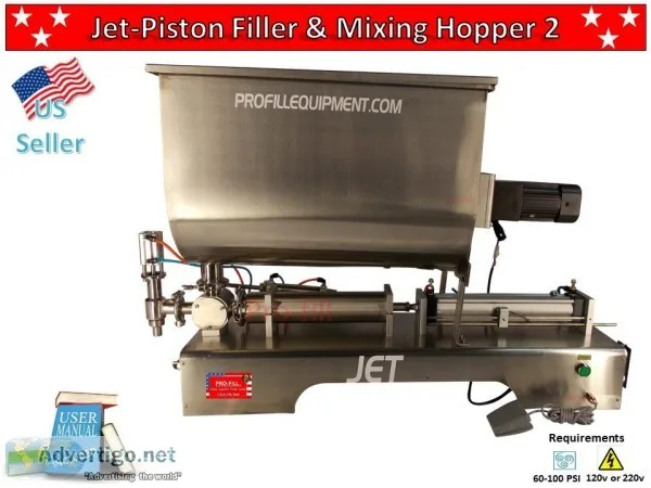 Jet Piston Filler and Mixing Hopper 2