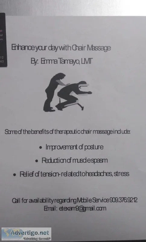 Chair or Table Massage