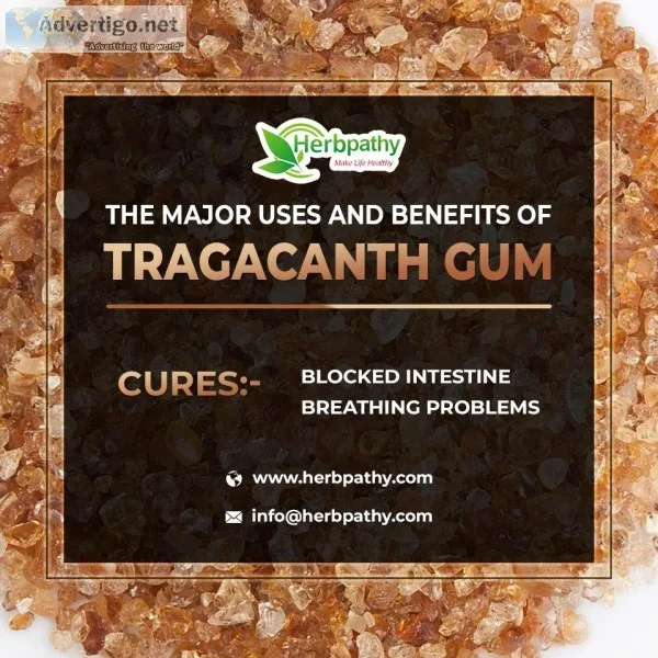 The Major Uses and Benefits of Tragacanth Gum