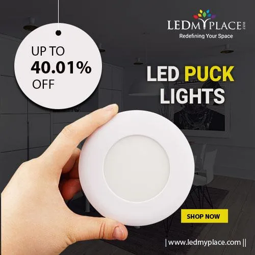 Buy LED Puck Lights for Under Cabinet Lighting