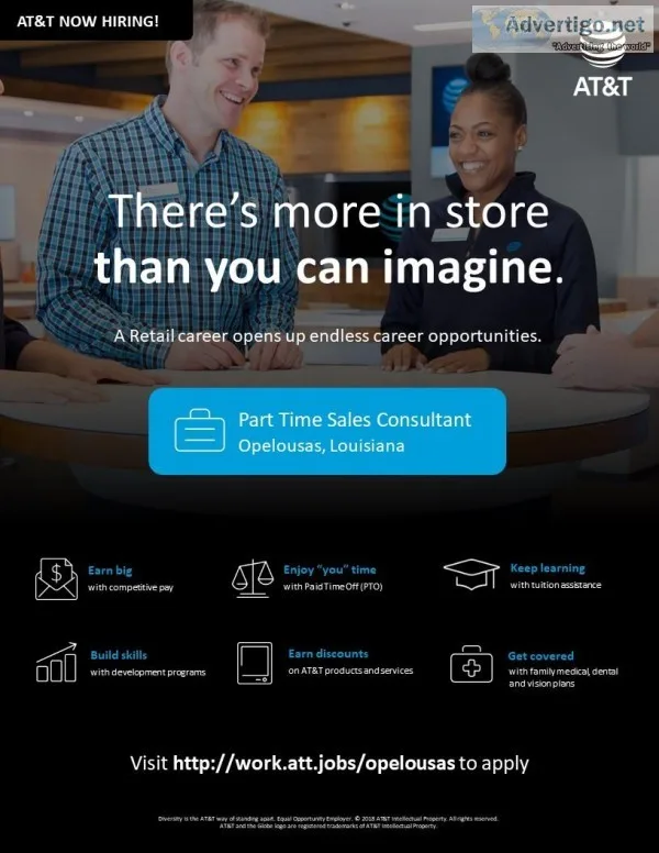 Part Time Retail Sales Consultant - Opelouses LA