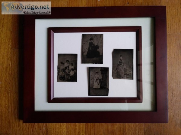 Framed 1800 s Tintypes