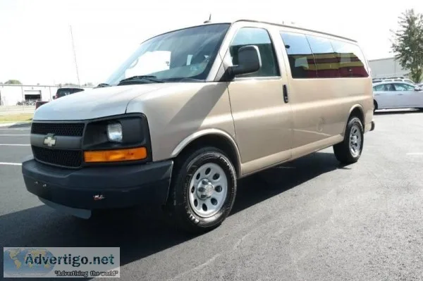 2011 CHEVROLET EXPRESS PASSENGER LS 1500AUTOMATICLEA THER SEATSL
