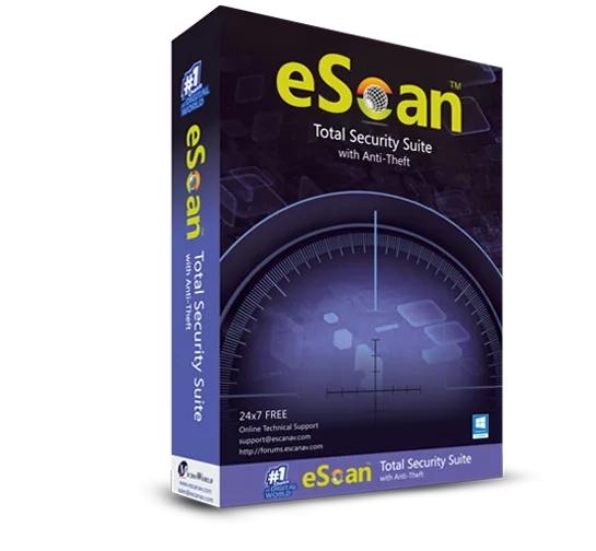 eScan Total Security Antivirus Suite with Anti-Theft  ST Softwar